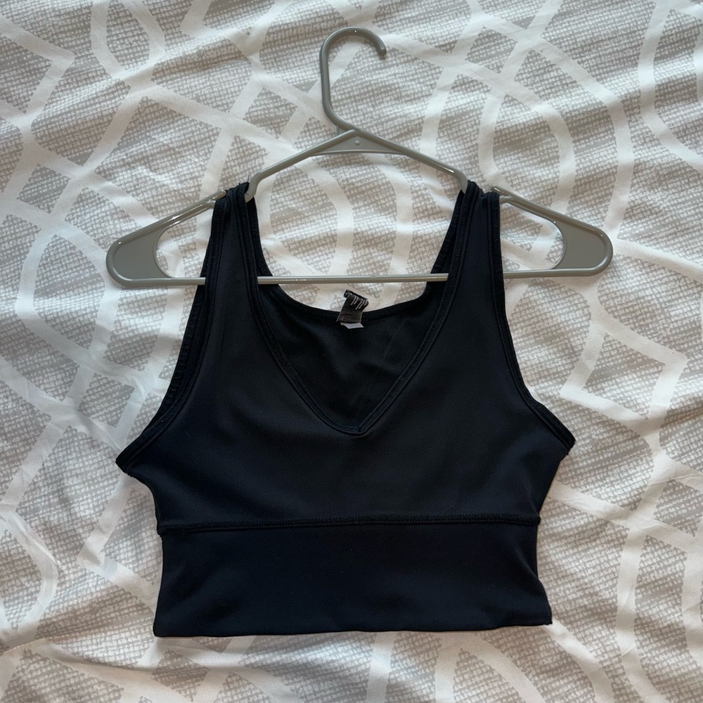 Black dry fit tank top